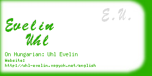 evelin uhl business card